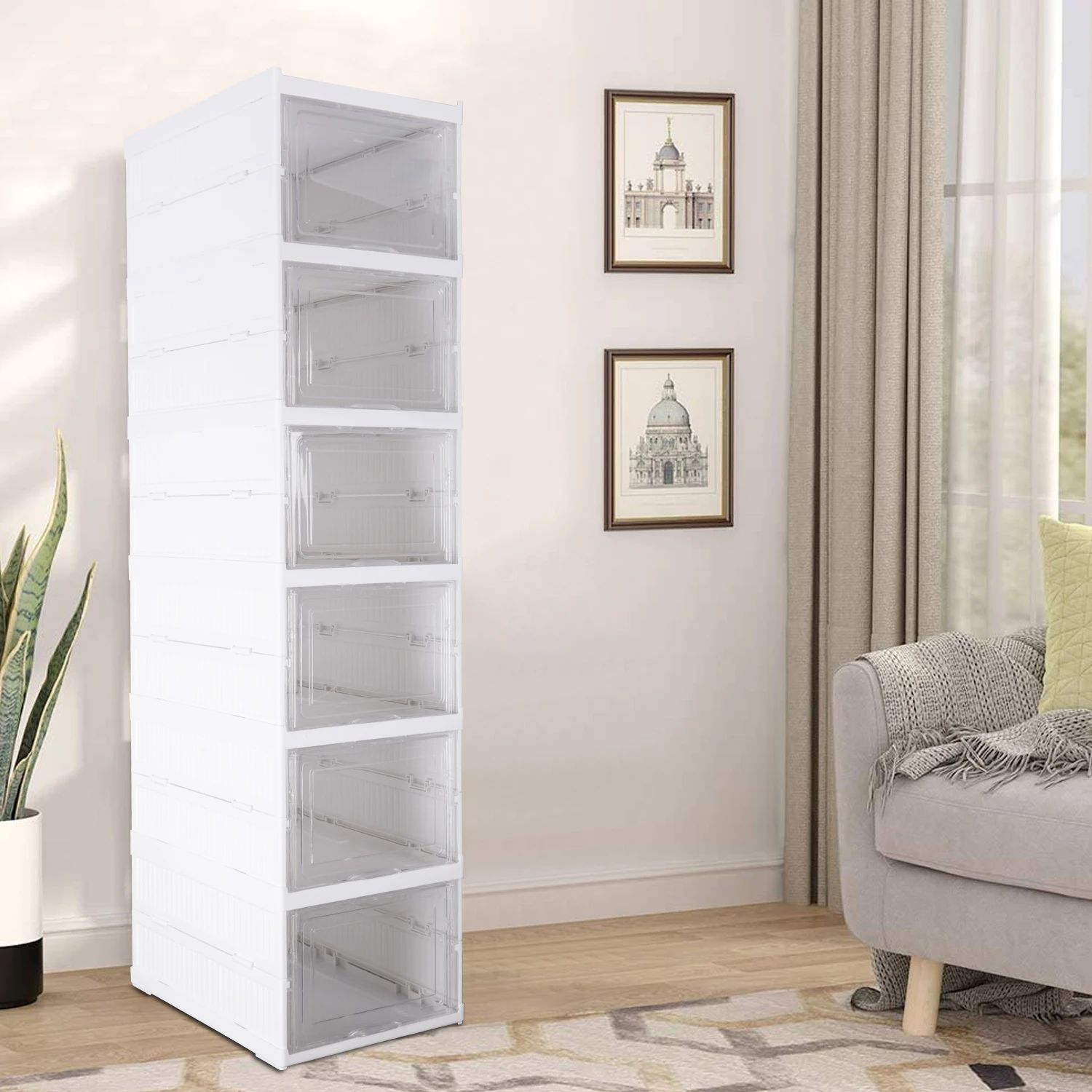 dustproof shoe storage