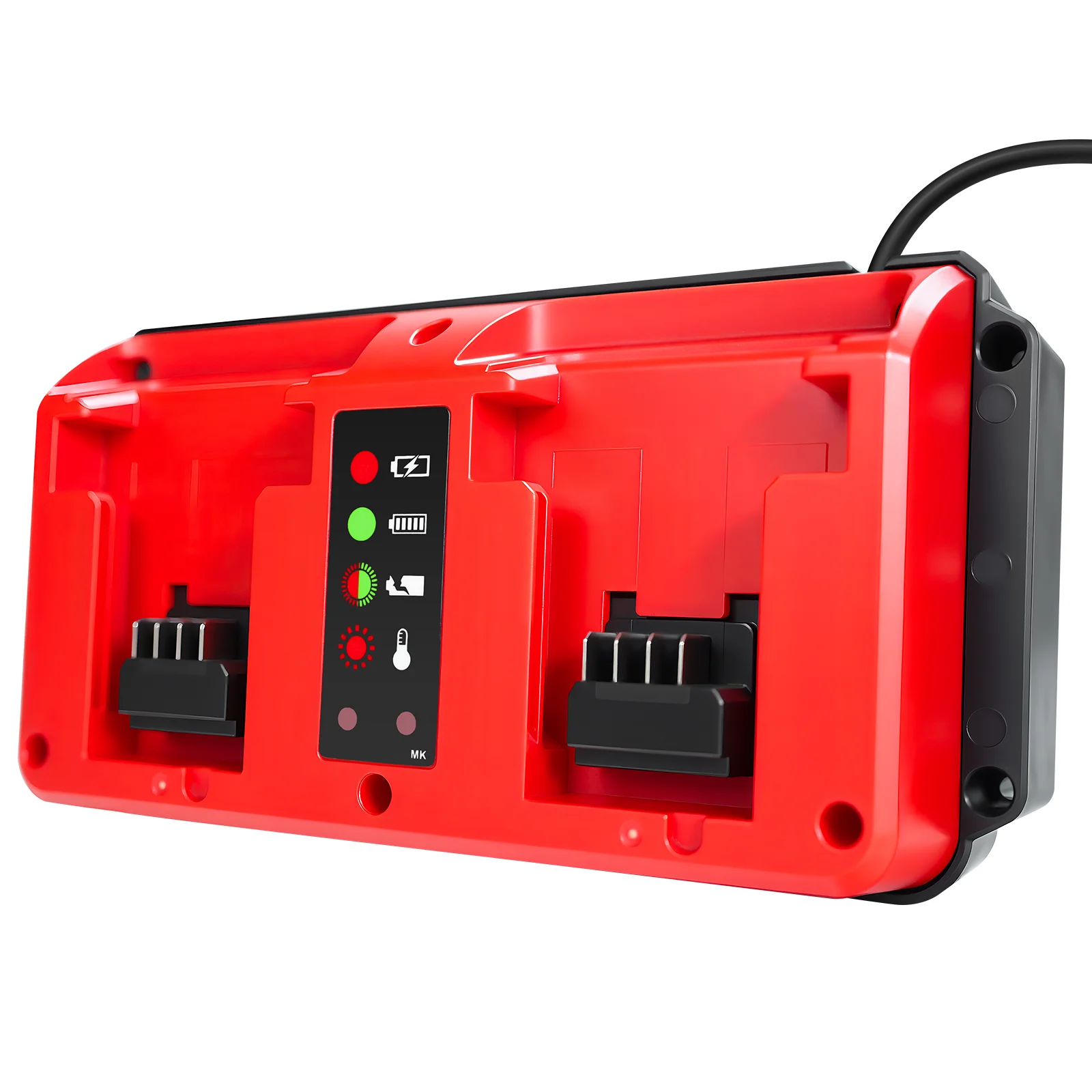 Chargeur de batterie de remplacement 90W pour batterie au Lithium Milwaukee 18V, multi-tension, Rechargeable, Lithium-Ion, double chargeur rapide