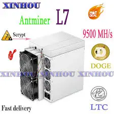 FA BUY 2 GET 1 무료 앤트마이너 l7, 9500mhs, scrypt doge ltc asic 광부