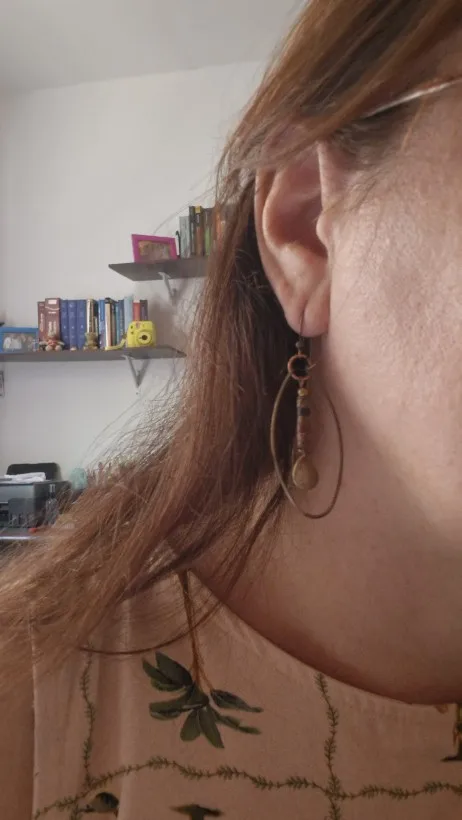 Earth Harmony Drop Earrings | Mindful Jewellery by Spencer Vibes photo review