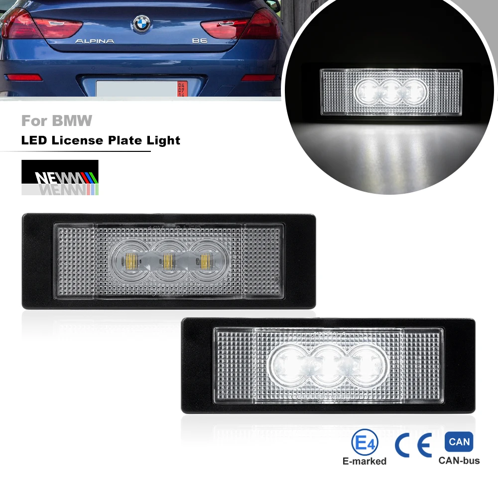 Per Bmw Alpina B6 B6S 2005-2010 Biturbo 2011-2018 Alpina Roadster S Xd4 Quadturbo Canbus Led Sostituzione Luci Targa