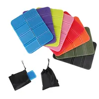 WWAGO Portable Mat Seat with Storage Cover Set Travel Pillow Picnic Mat Waterproof Folding Tourist Hiking Pads Beach Blanket 1