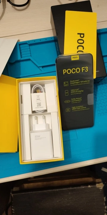 Global Version POCO F3 5G 6GB 128GB/8GB 256GB Smartphone Snapdragon 870 6.67" 120Hz AMOLED DotDisplay 4520mAh 33W Fast Charging