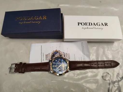 POEDAGAR Luxury Watch for Men photo review