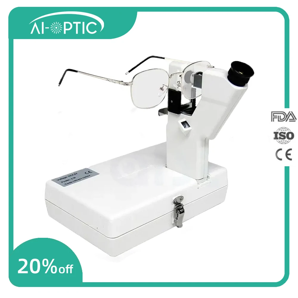 Manual Lensmeter Outer Reading AC and DC Power Optical Equipment Lens Meter