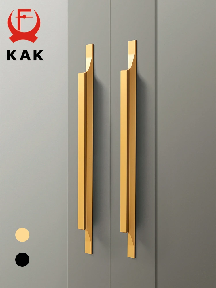 KAK ยาวเฟอร์นิเจอร์ Handles Knobs และจับรองเท้าตู้ตู้เสื้อผ้าประตูดึง1000มม.จับฮาร์ดแวร์ 1