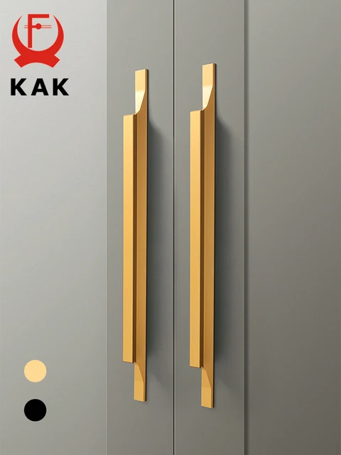 KAK ยาวเฟอร์นิเจอร์ Handles Knobs และจับรองเท้าตู้ตู้เสื้อผ้าประตูดึง1000มม.จับฮาร์ดแวร์ 1