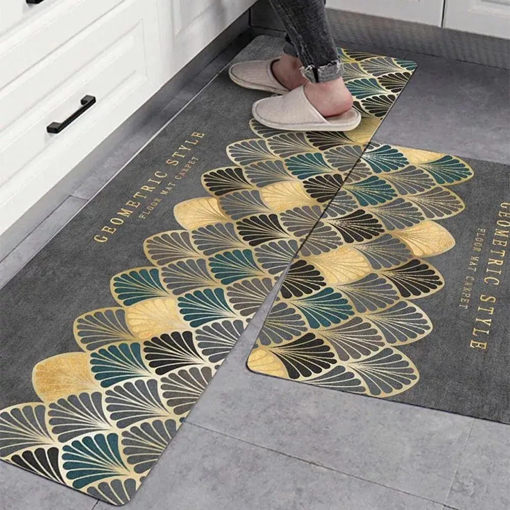 

Kitchen Floor Mat Bedroom Living Room Long Bedside Area Rug Hallway Soft Washable Carpet Anti Slip Bathroom Entrance Doormat