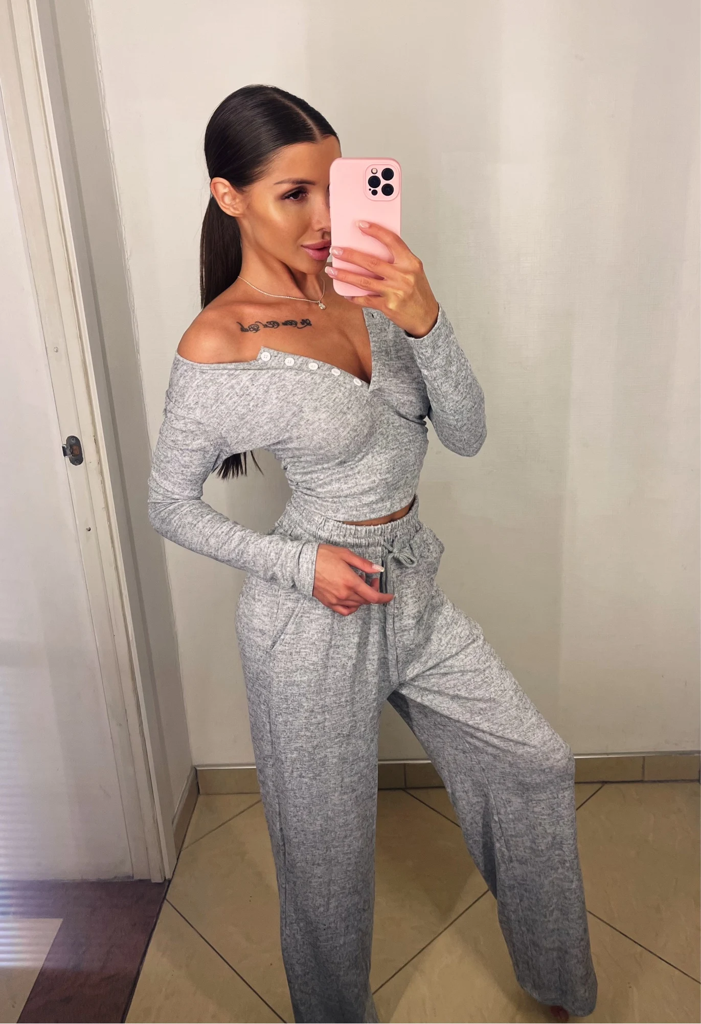 Women's Two-Piece Sweatsuit Set photo review