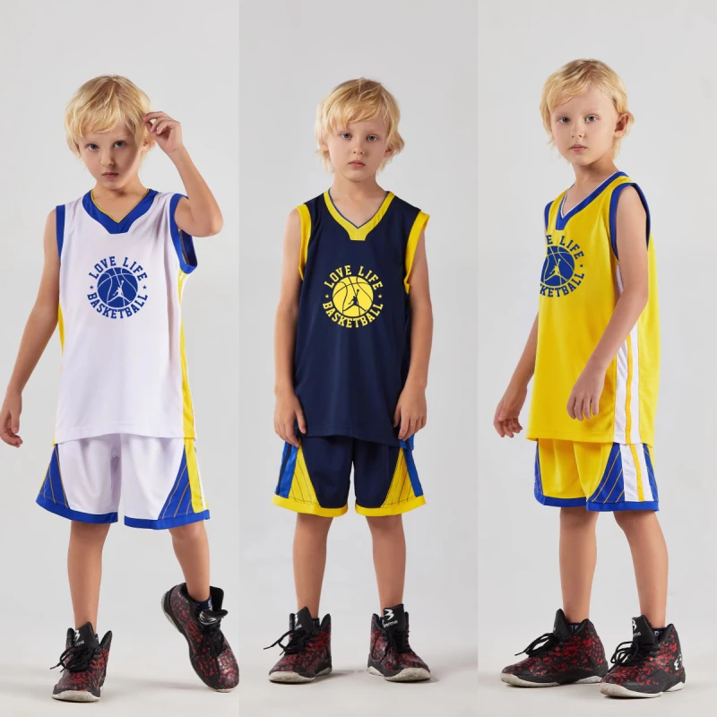 Maillots de Basketball Enfants/Adulte Tenue Basket Enfant,Maillot