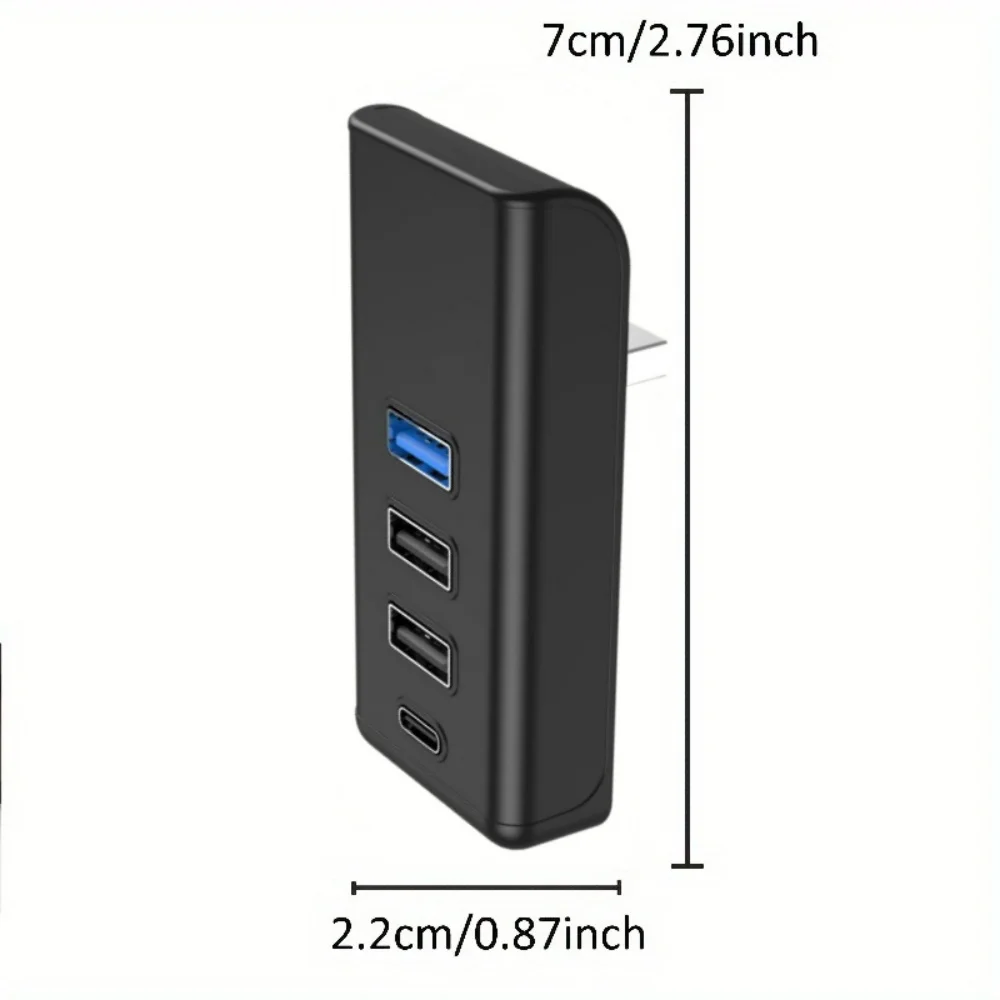 4 in1 USB HUB Type C HUB OTG Adapter USB 3.0 2.0/Type-C to USB High Speed USB Splitter Hub 5.0Gbps 4 Port for PC Computer Laptop
