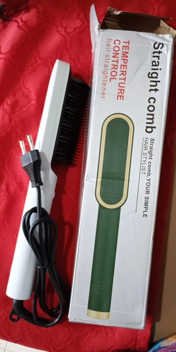 Envisagem Christmas sale 50% OFF - Negative Ion Hair Straightener Styling Comb