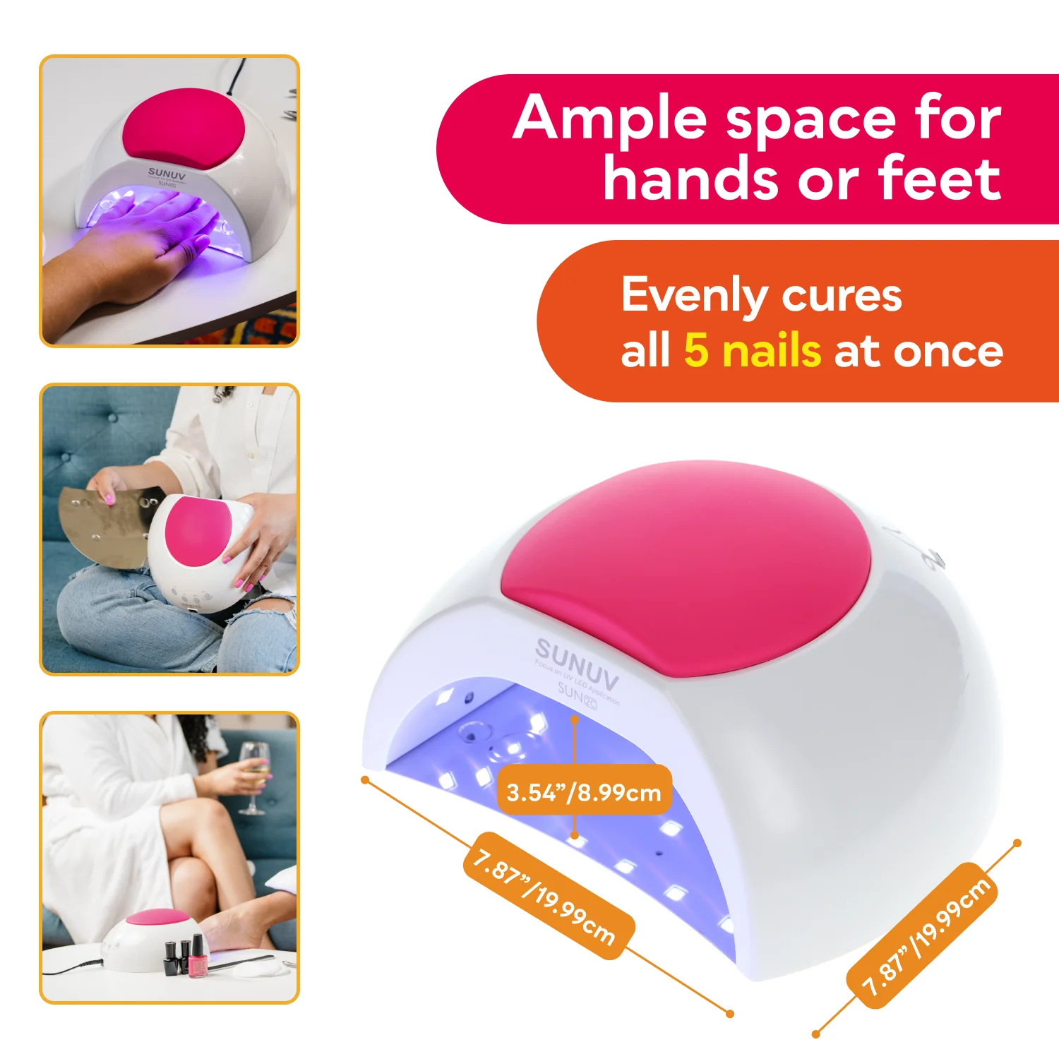 La Rose 36 Watt UV Gel Nail Cure Lamp