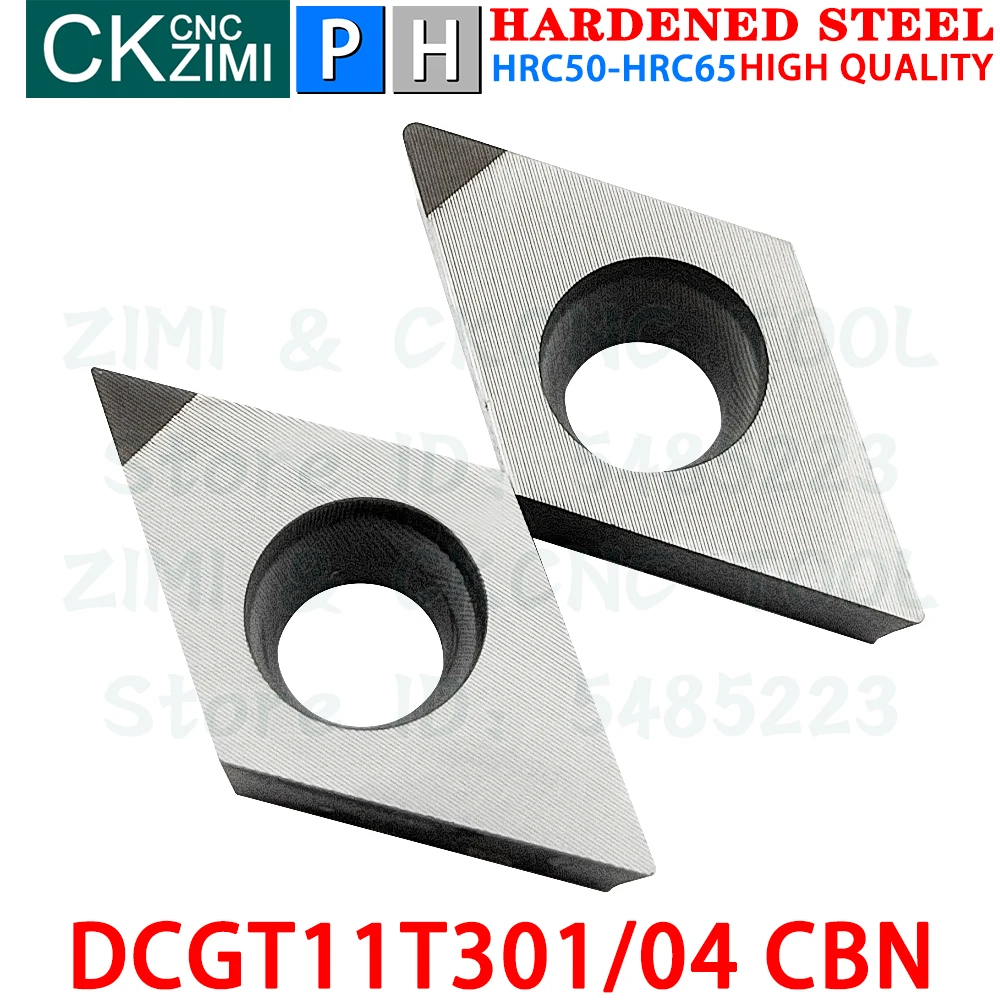 

DCGT11T301 CBN DCGT11T304 CBN Boron Nitride inserts turning inserts CNC Metal cutting lathe tools DCGT 11T3 for hardened steel