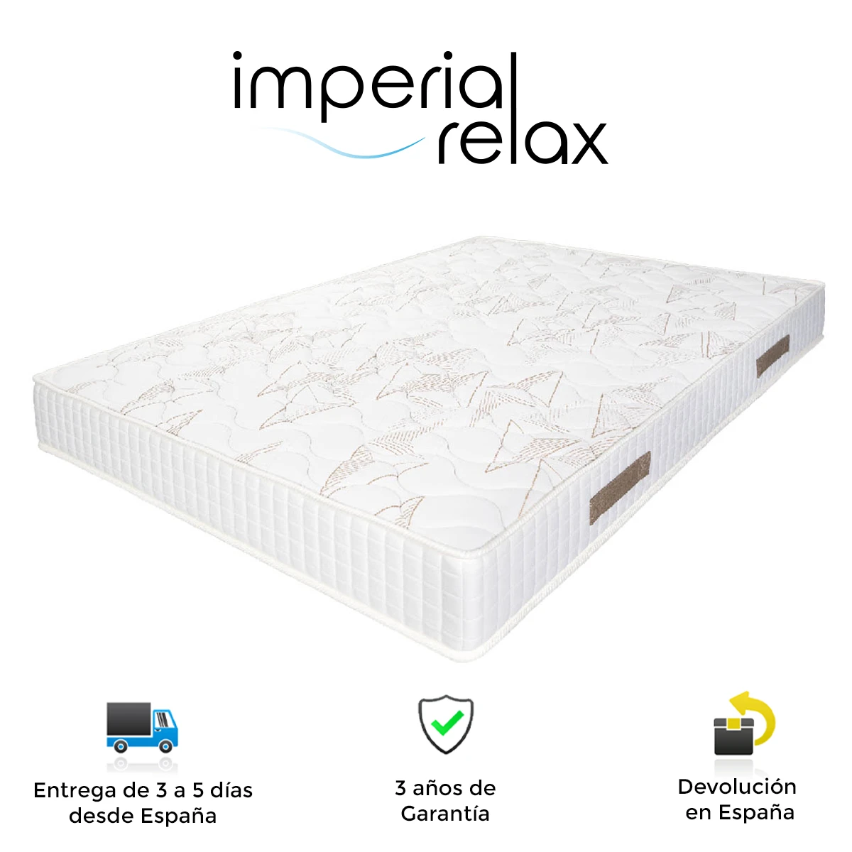 Imperial Relax Colchón Viscoelástico Senator Zonas De Confort Alta Densidad Firmeza Alta 2 Caras Invierno/verano Transpirable Termoregulador Altura 21 cms +/ cm Colchon Colchones| | - AliExpress