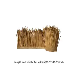 Artificial Thatch Roofing for Outdoor Garden Patio - Straw Roof Simulation Panel (J)