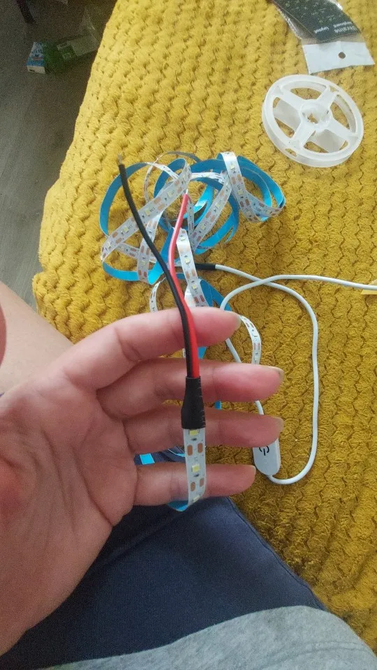 DC5V USB LED Strip 2835 Dimmable Touch Switch Backlight TV Light photo review