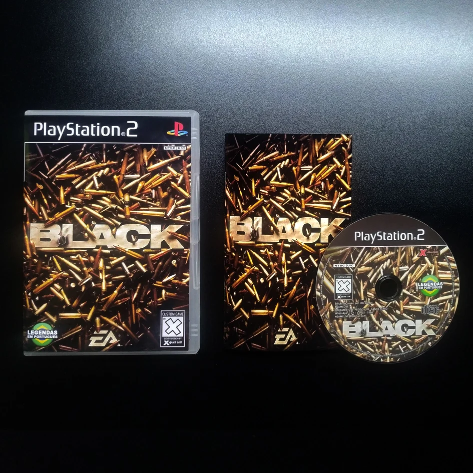 Black PT BR Game Repro Ps2 Play Copy Reproduction