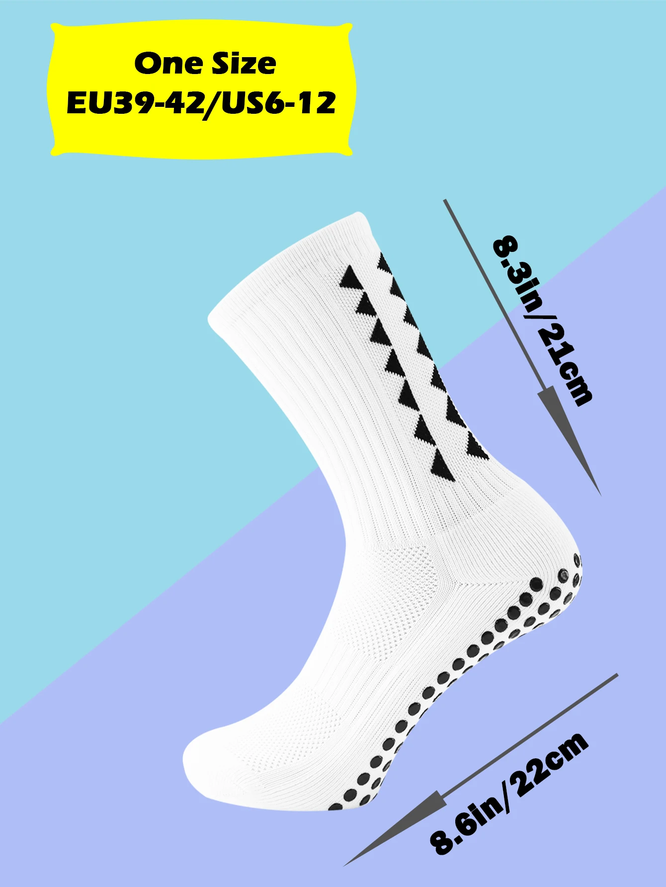 6 Pairs men women football grip socks towel bottom sport socks rugby soccer cycling running Exercise athletic