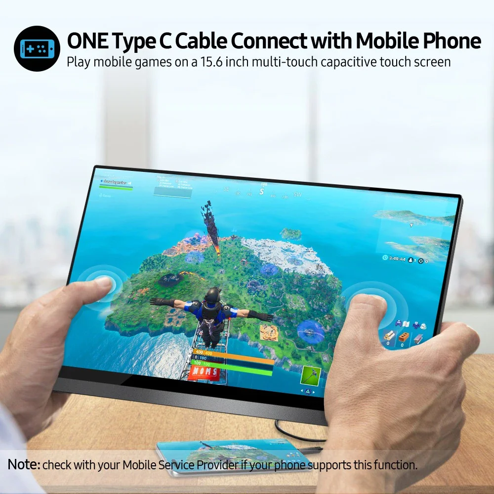UPERFECT-4K 15.6 ġ ġ г ޴   3840x2160, USB cŸ HDMI IPS ȭ PS4 ġ Xbox Ʈ ȭ