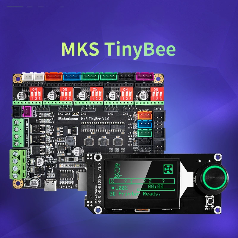 Makerbase Mks Tinybee 3d Printer Control Board Esp32 Mcu 3d Printer Parts Tft Screen Wifi