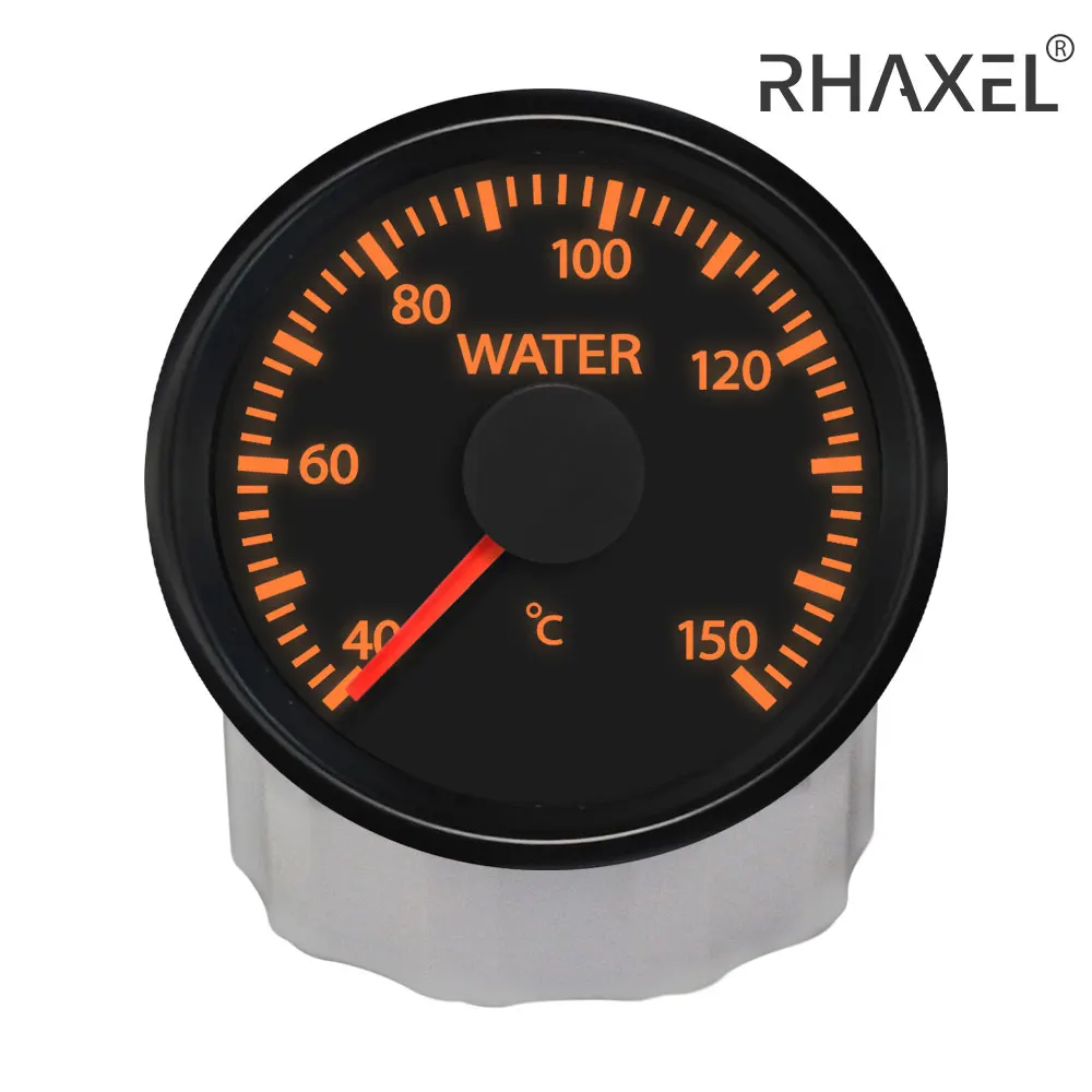 RHAXEL Waterproof WiFi Water Temp Meter 40-150℃ with Backlight 9-32V 52mm for Auto Car Trucks Boat