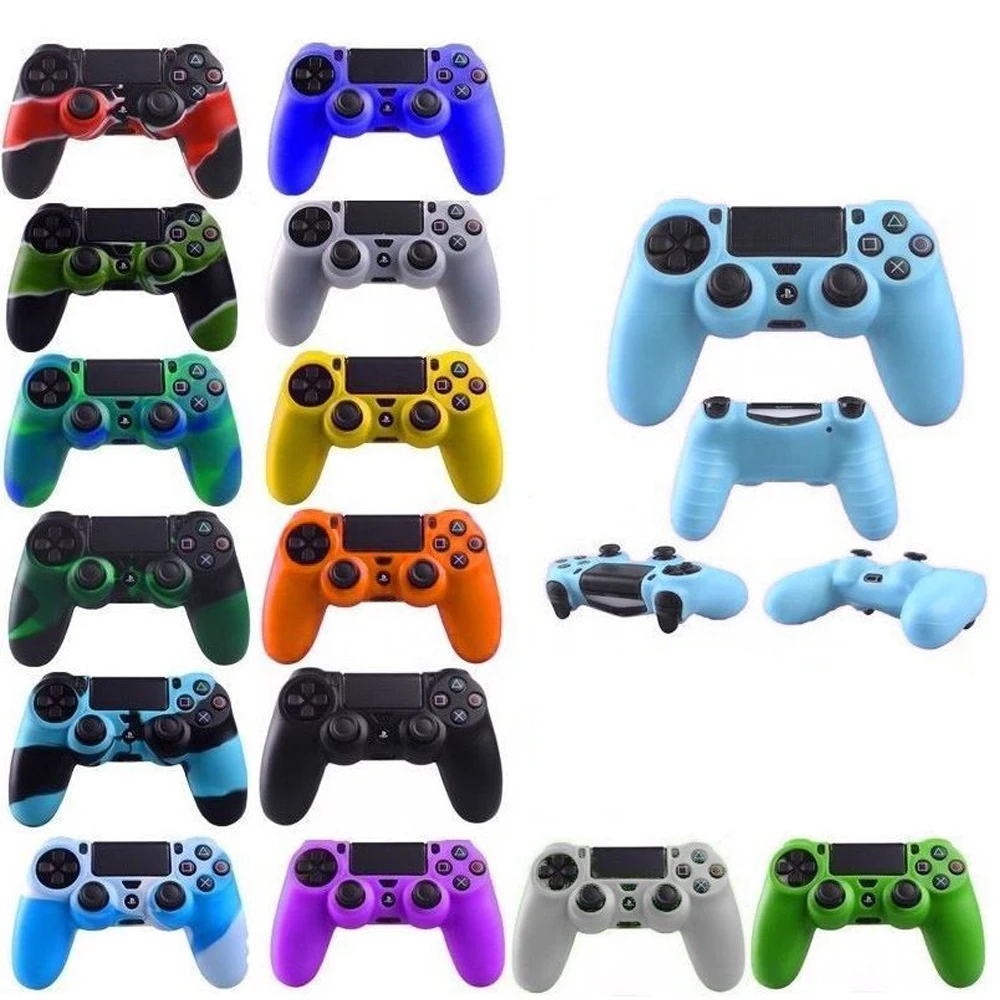 Custodia Per Controller Ps4 In Silicone Custodie Compatibili Dualshock Playstation 4 Custodie Per Controller Colorate Texture Morbida