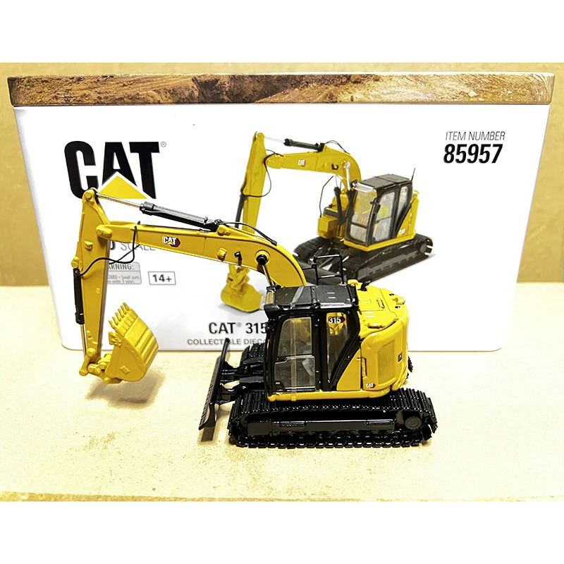DM Diecast 1:50 Scale CAT 315 Excavator Alloy Engineering Vehicle