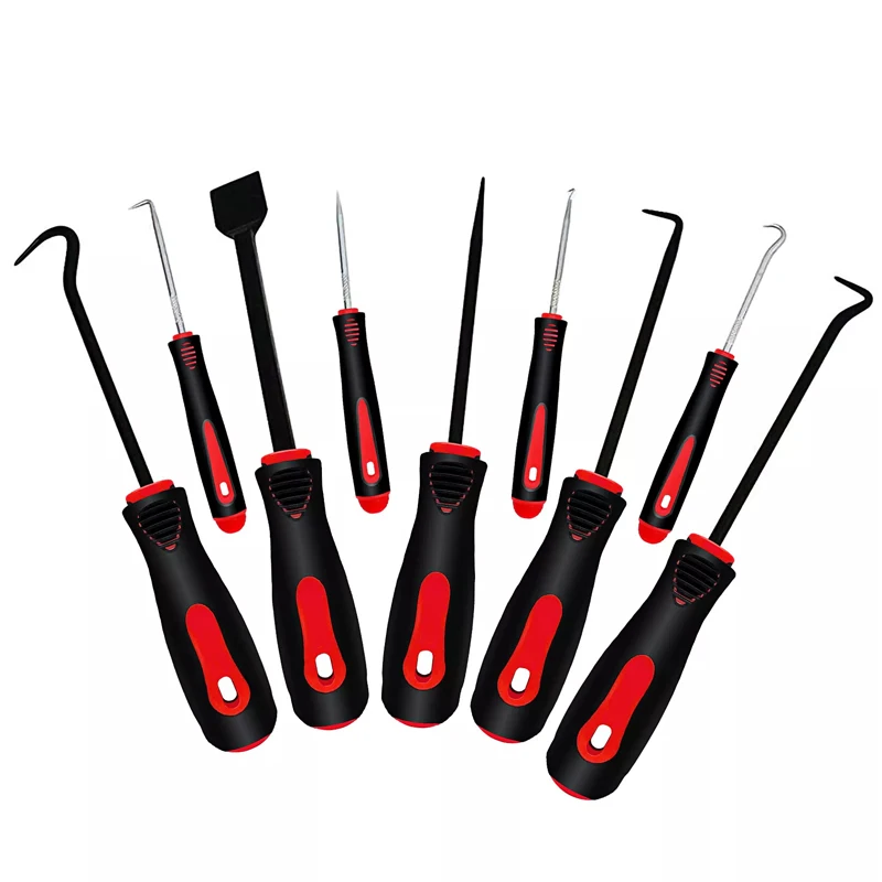 9Pcs Car Auto Vehicle Oil Seal Screwdrivers Set O-Ring Seal Gasket Puller Remover Pick Hooks Tools Sealing Repair Tools: 3 - 5 Days Free Delivery only UK