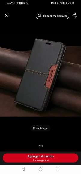 Luxury Flip Cover Case for Redmi Note photo review