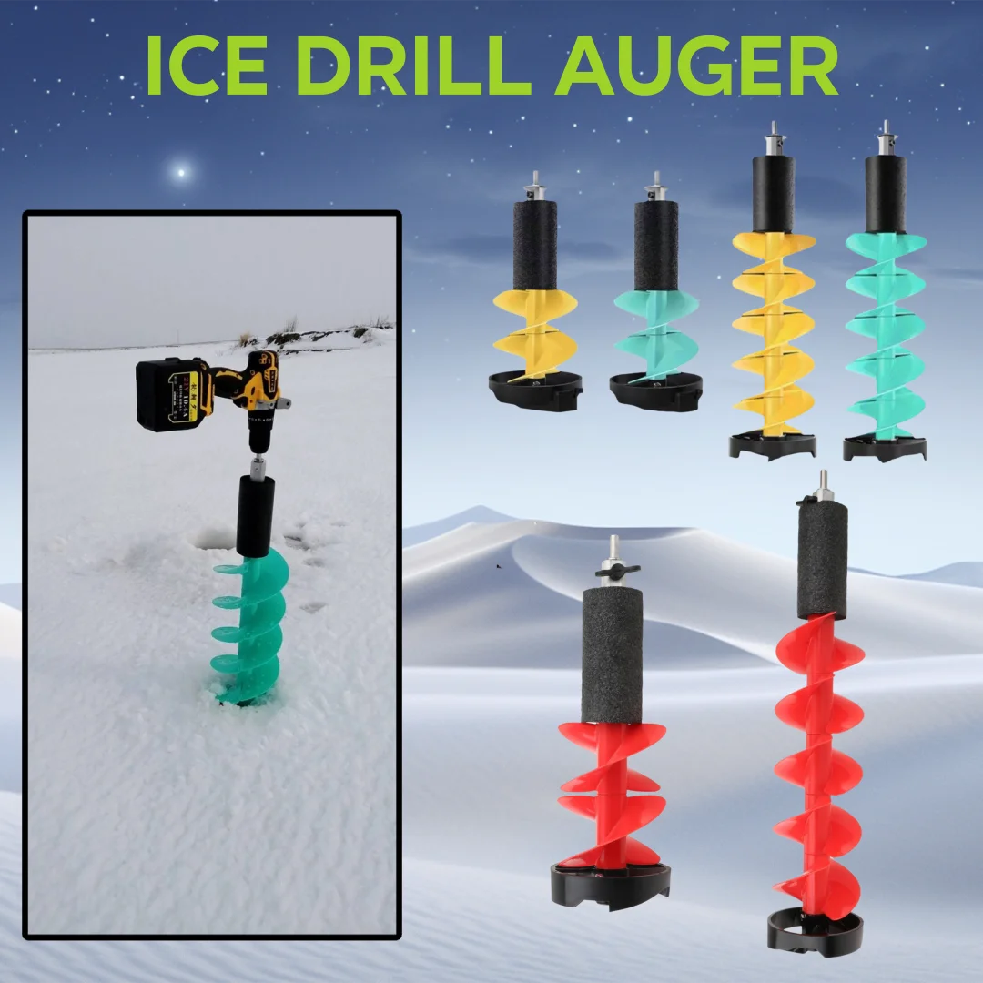 VEVOR Ice Auger Drill Bit, 6 Diameter 39 Length Nylon Corless Ice