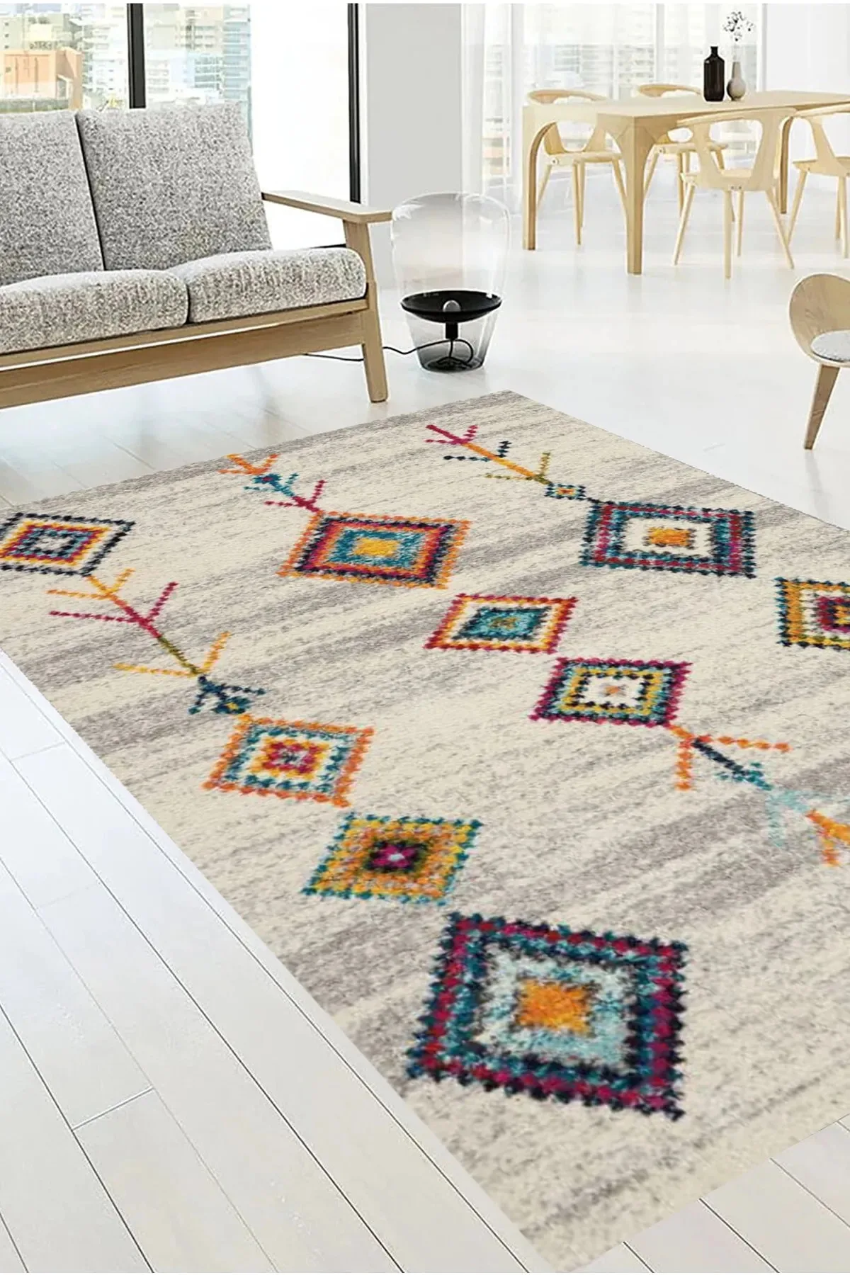 

Non-slip Washable Digital Printed Carpet Cover With Tires Happy Dowry Sponge