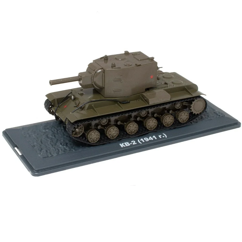 Deagostini, Carro Armato Sovietico Kv-2 1941, Bilancia 1:43, Modellini In Miniatura, Танки Legends Of Russo Veicoli Blindati Collezione Senza Problema