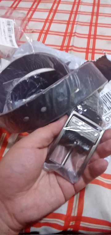 MIDNIGHT SOVEREIGN™ – Black Buckle Genuine Leather Belt photo review