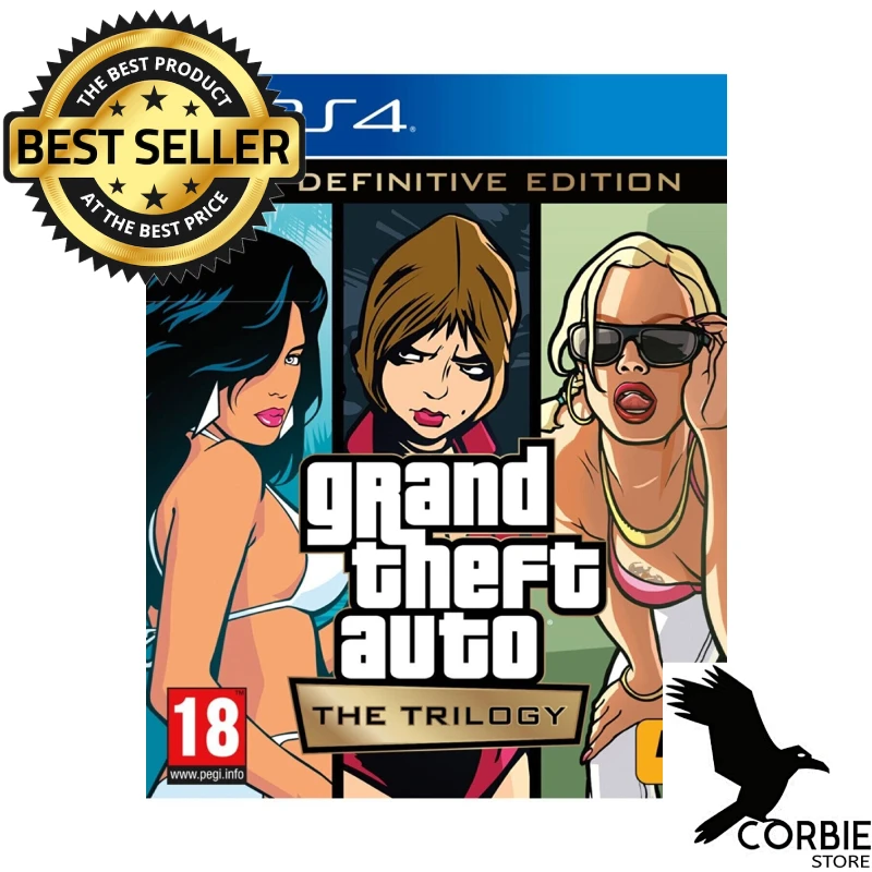 

Gta The Trilogy Definitive Edition PS4 Game Physical Disk Happy Gaming Play Original High Quality