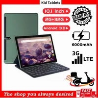 10.1 Inch Android 9.0 Z80 Phone Call Kids Tablet 2GB RAM 32GB ROM A53 1.5 Ghz 4-core 1280x800IPS Type-C Gift Stand Silicone Case 1