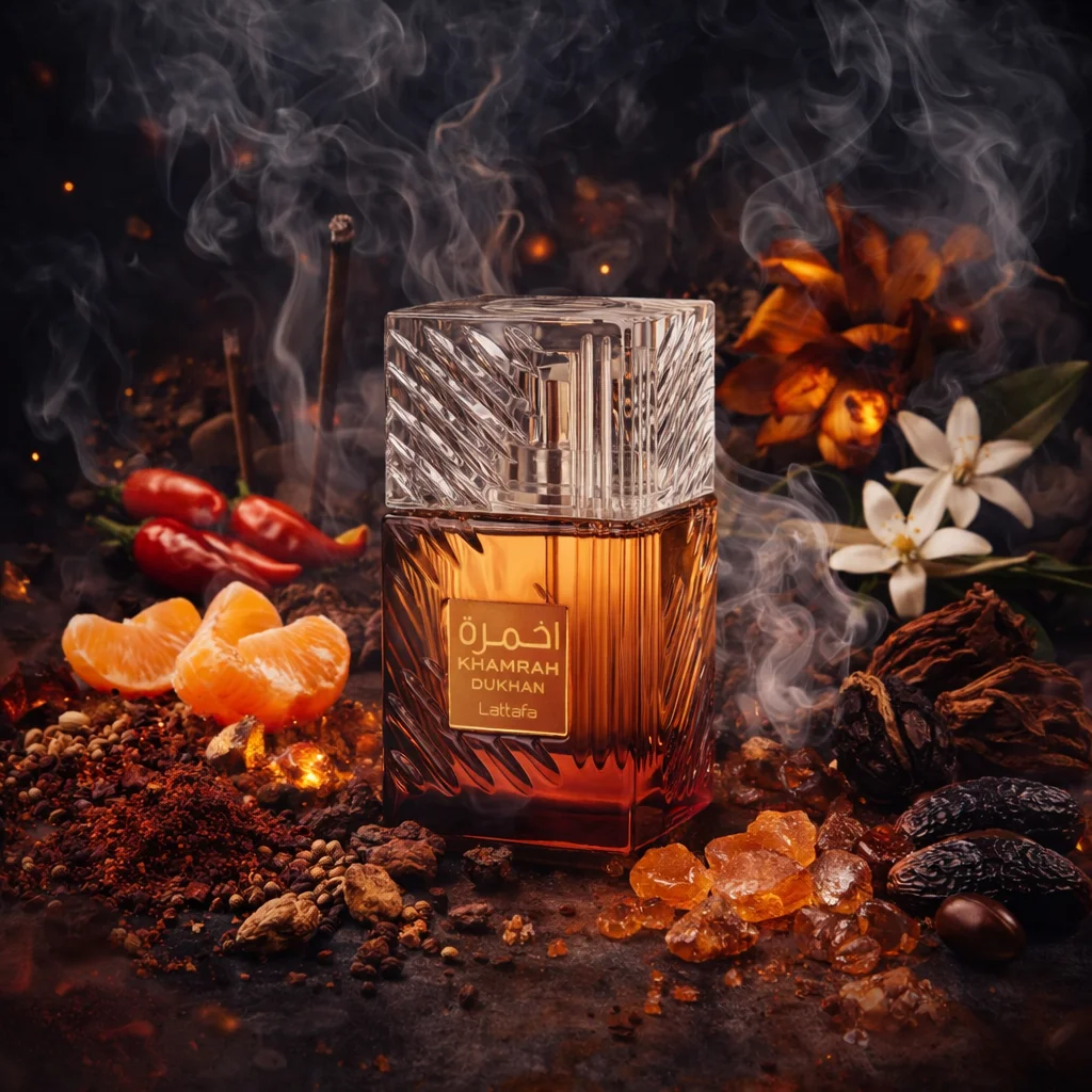 LATTAFA Khamrah Dukhan – Eau de Parfum Homme 50 ml | Oriental Épicé & Ambré