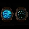 San Martin Sub CuSn8 Bronze Diver Watch Water Ghost Luxury Full Lumed Surfing Dial Sapphire Glass Men Mechanical Watches 20 Bar 6