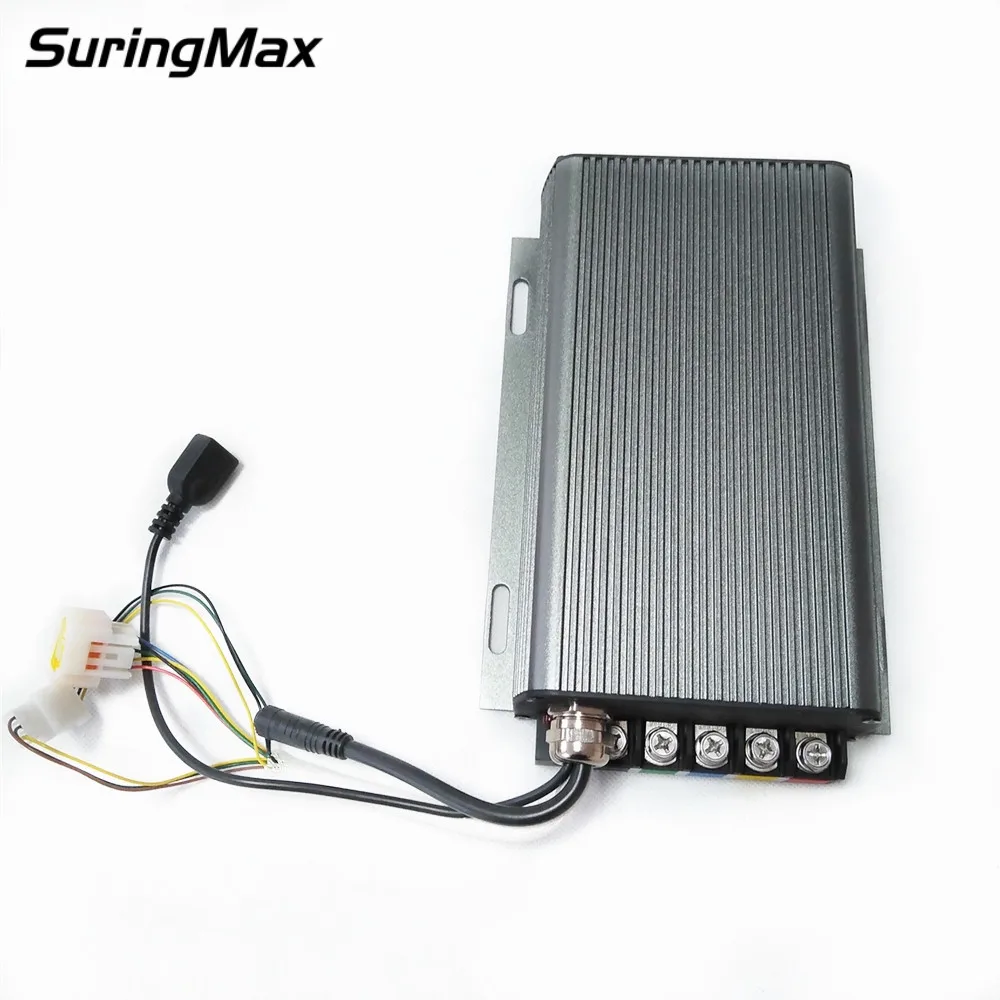Electric Motorcycle 5000w Hub Motor Kit, Ebike Conversion Parts , 50H Fat Tire, 175mm, 190mm, 72V 100A Sabvoton Controller