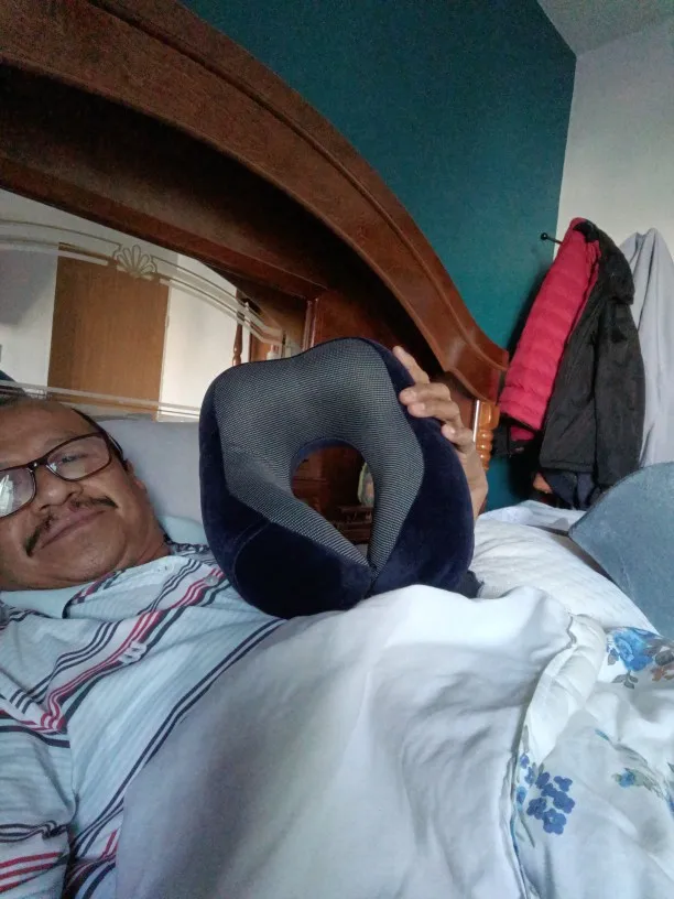 U Shaped Memory Foam Neck Pillows Soft Travel Pillow Massage Neck Pillow photo review