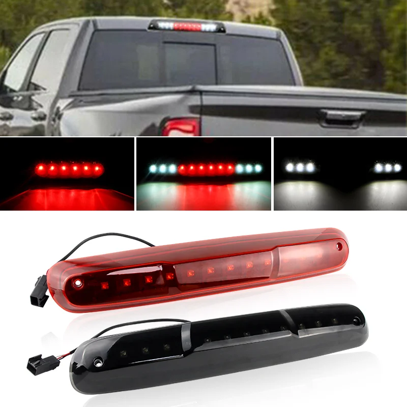 AmeriLite For 1999-2007 Chevy Silverado : GMC Sierra Full LED Crystal Red Clear 3rd - View #6