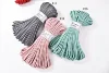 KNOTITUDE 5.5mm Basket Sewing Cotton Rope 55yard Macrame Rope  Thick Sewing Cord For Basket Making Rug sewing and Bucket Sewing. 4
