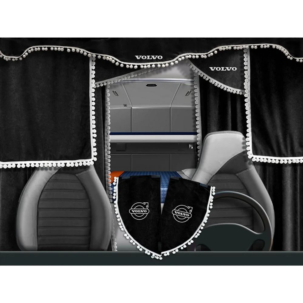 Шторы daf. Шторки спальника daf 105. шторки ламбрекены даф 95. шторки на даф 105 в кабину. ламбрекены для volvo fh16.