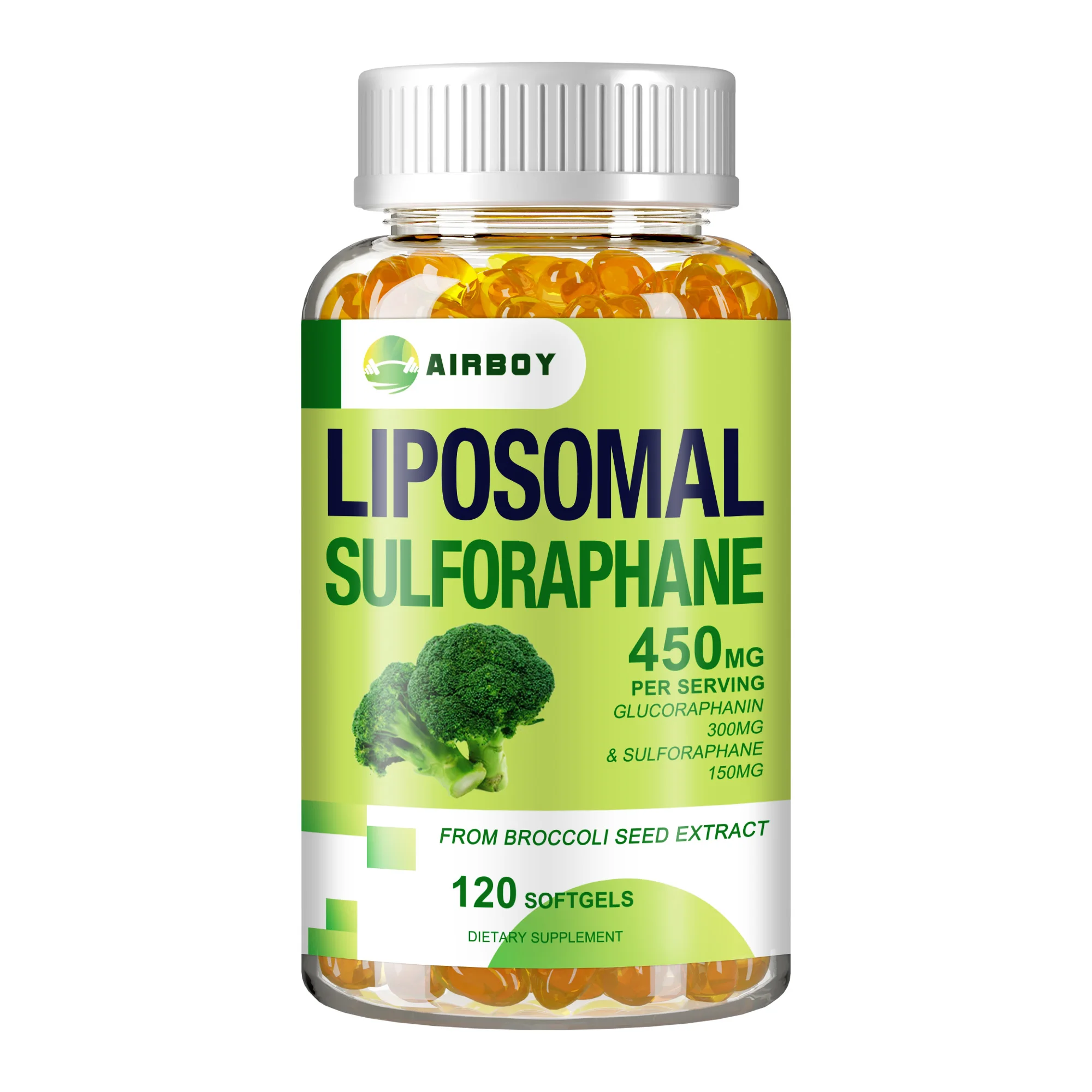 thumbnail image 1 of Sulforafano liposomal: antioxidante, suplemento para el corazón y potenciador del sistema inmunológico - 120 s, 1 of 5