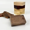 3.15x2x0.98inch Solid Wood Storage Boxes with Sliding Top for For Small Items Ring or Gift Box USB Commemorative Storage Case 1