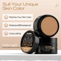 Crème anti-cernes pour tatouage, imperméable et résistante à la transpiration, naturelle et respectueuse de la peau, disponible en deux couleurs au choix. 6
