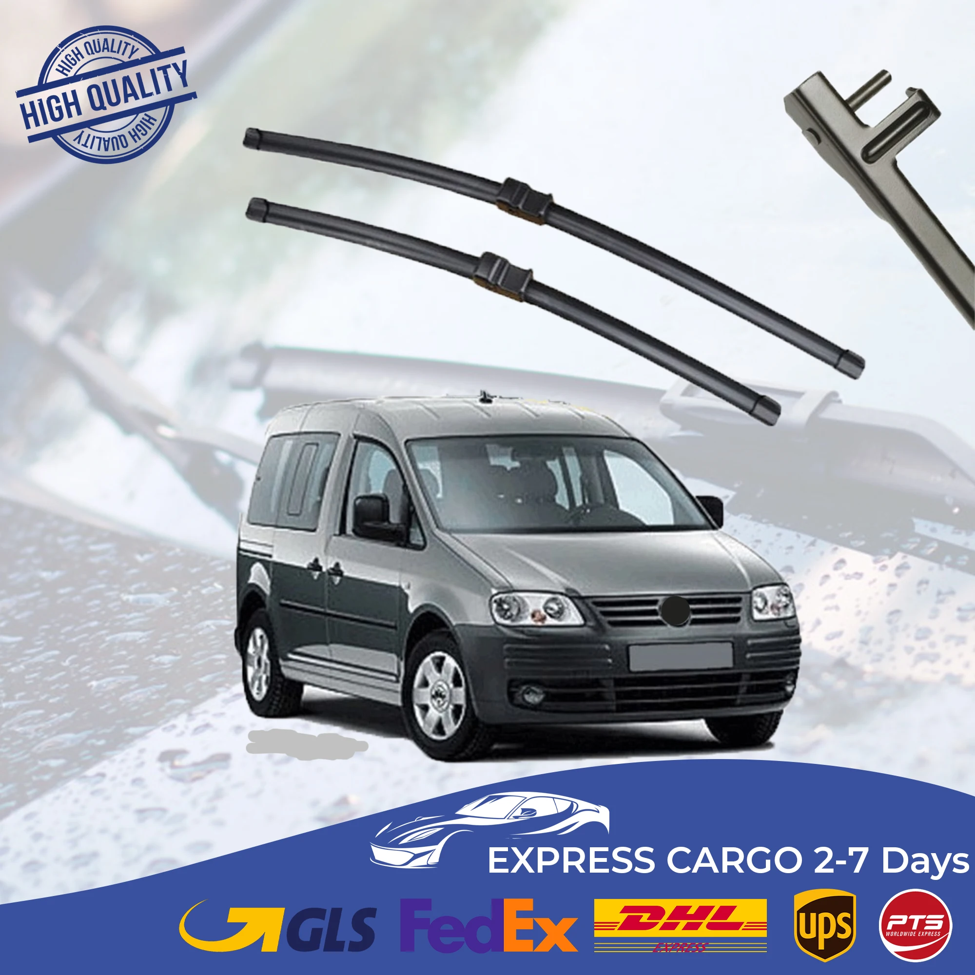 

Car Wiper Blade For Volkswagen Caddy 2004 2005 2006 Auto Windscreen Windshield Wipers Blades Window Wash Front