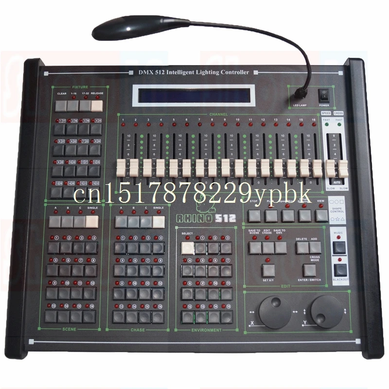 Rhino 512 DMX 콘솔, 무빙 헤드 레이저 파, DJ 디스코 파티, 나이트클럽 웨딩 쇼 이벤트, 전문 무대 조명 컨트롤러