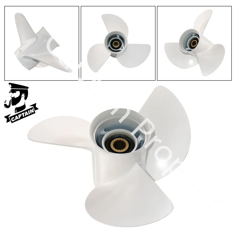 Captain Propeller 14x19 Yamaha Outboard Engines 130HP 115HP F100 F90 85HP 80HP Aluminum 15 Tooth Spline RH marine propeller