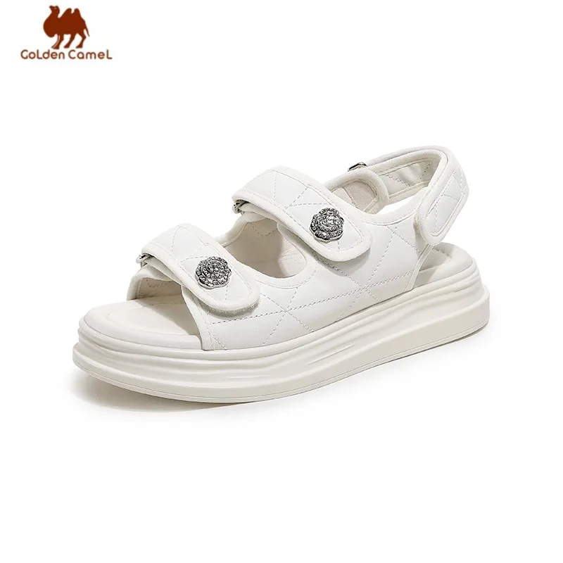 

Golden Camel Women's shoes Open-toed Casual Sandal Thick Bottom Beach Sports Shoes Fashion Sandals Women 2022 Summer New Slipper